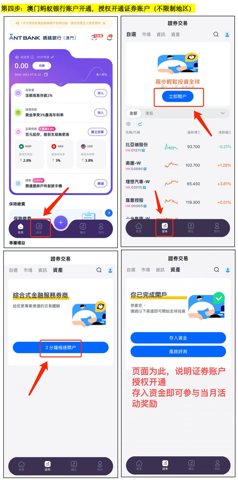 蚂蚁银行（澳门）全解析：开户、港美股投资、资金回流与最新优惠汇总