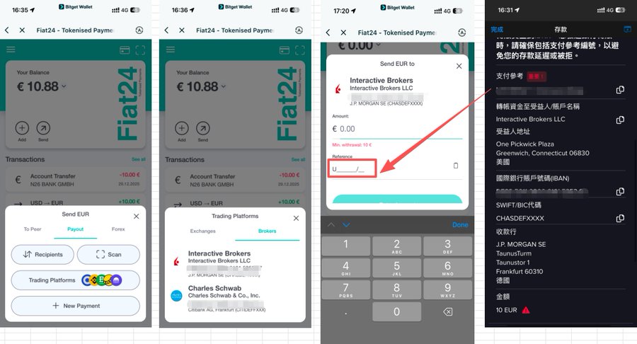 U怎么入金盈透证券和嘉信理财？Bitget U 卡实操入金 IBKR 教程来了