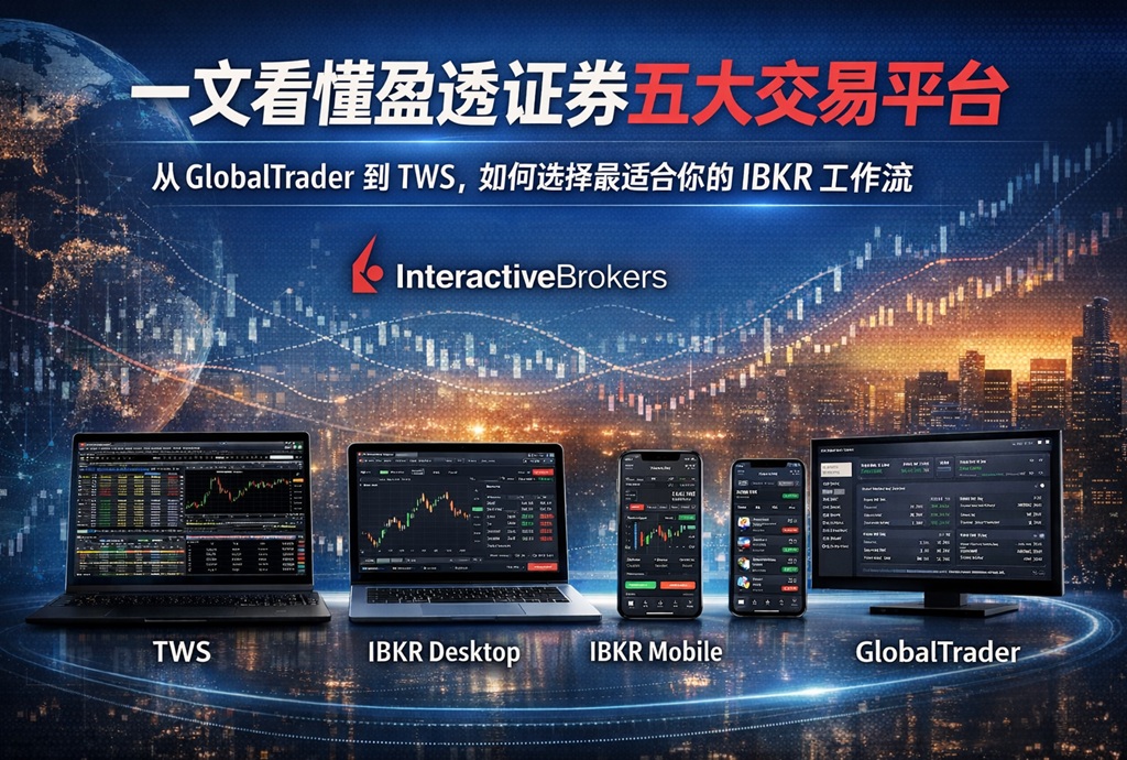 一文看懂盈透证券五大交易平台从 GlobalTrader 到 TWS如何选择最适合你的 IBKR 工作流