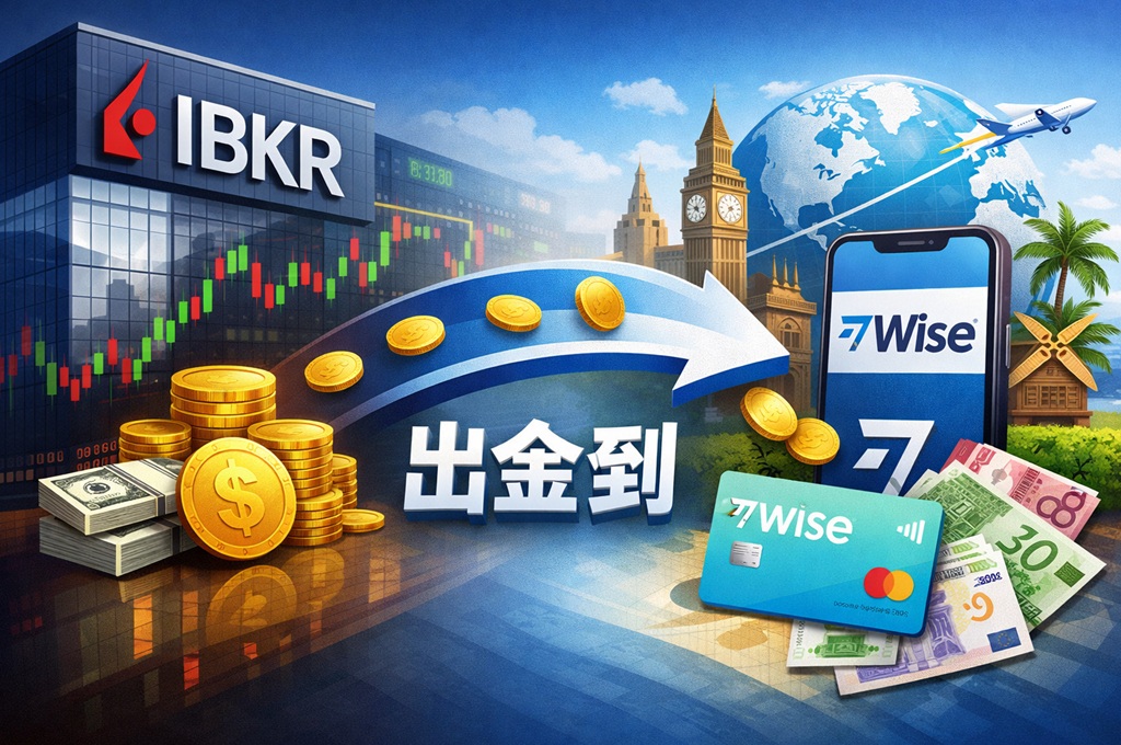 盈透证券（IBKR）美元无损出金Wise全流程指南