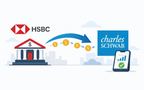香港汇丰银行港币入金嘉信理财（Charles Schwab）教程