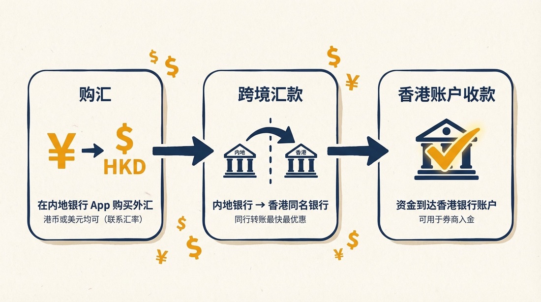 港美股投资入门开境外卡+港美股开户+券商入金的完整路径