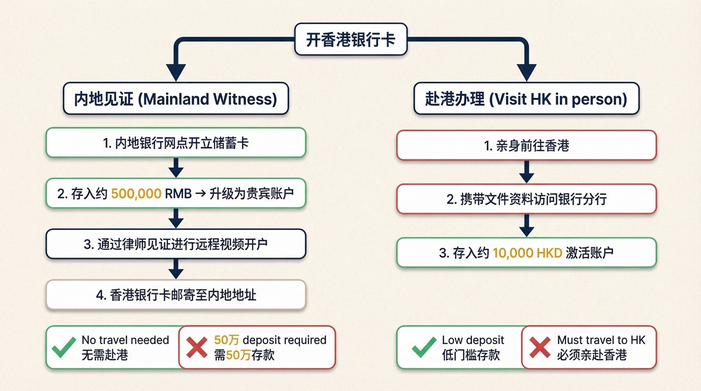 港美股投资入门：开境外卡+港美股开户+券商入金的完整路径