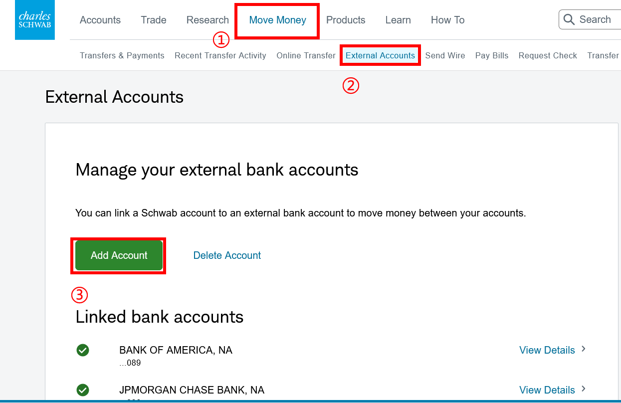 Charles Schwab ACH - 口袋开户 - 2026最新港美股开户指南 | 盈透必贝第一证券 | 美股券商推荐 Charles Schwab ACH