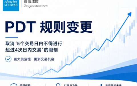 嘉信理财（Charles Schwab）取消日内交易（PDT）限制