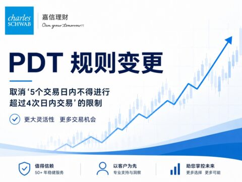嘉信理财（Charles Schwab）取消日内交易（PDT）限制
